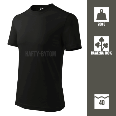 Heavy / Unisex / bez szwów bocznych / haft lub nadruk